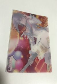 BanG Dream Girls Band Party Foil Gold Sign Card P 042 サムネイル 2