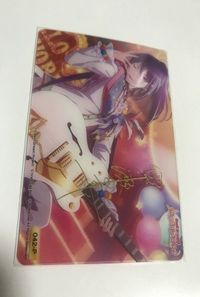 BanG Dream Girls Band Party Foil Gold Sign Card P 042 サムネイル 1