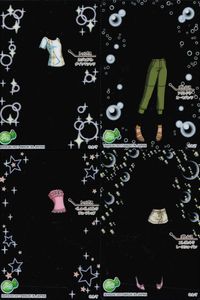 カード まとめ コーデ スイート プリキュア C-71 トップス カジュアルタイトTシャツ C-72 ボトムス アクティブカーキパンツ C-75 トップス スイートピンクチューブトップ C-76 ボトムス ゴールドボタンレースショートパンツ サムネイル 1