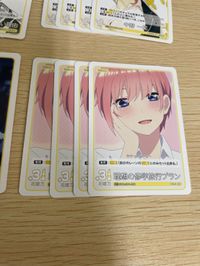五等分の花嫁 カードゲーム カード 24枚 まとめ 中野 一花 いちか SD 花火を見に行けない理由 初めての家族以外とのアドレス交換 理想の修学旅行プラン 妹を見守るあたたかな視線 思いを抱えて答えをまつ覚悟 o21 ap242 サムネイル 2
