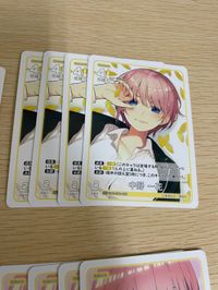 五等分の花嫁 カードゲーム カード 24枚 まとめ 中野 一花 いちか SD 花火を見に行けない理由 初めての家族以外とのアドレス交換 理想の修学旅行プラン 妹を見守るあたたかな視線 思いを抱えて答えをまつ覚悟 o21 ap242 サムネイル 3