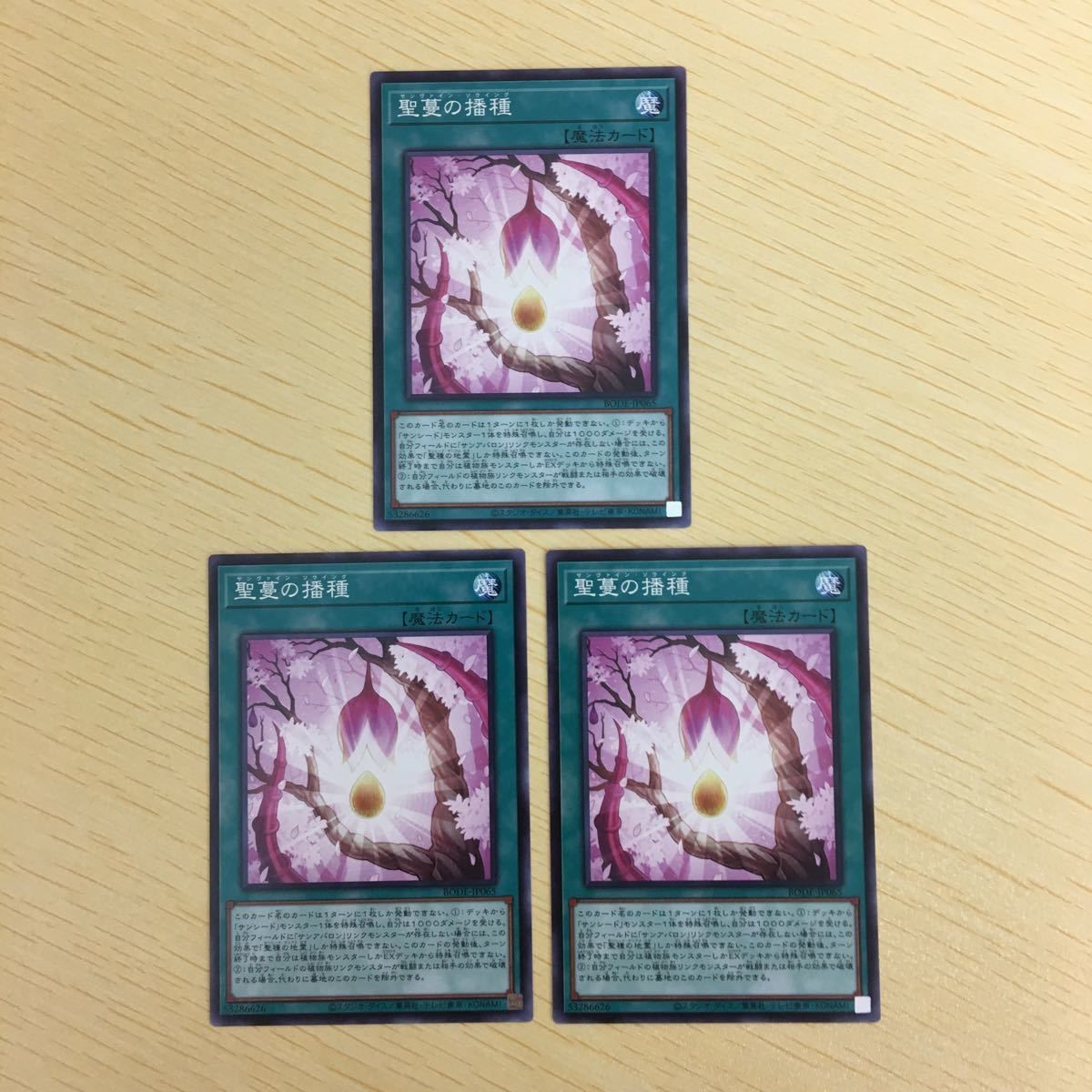 遊戯王 ノーマル カード トレーディングカード 聖蔓の播種 まとめ