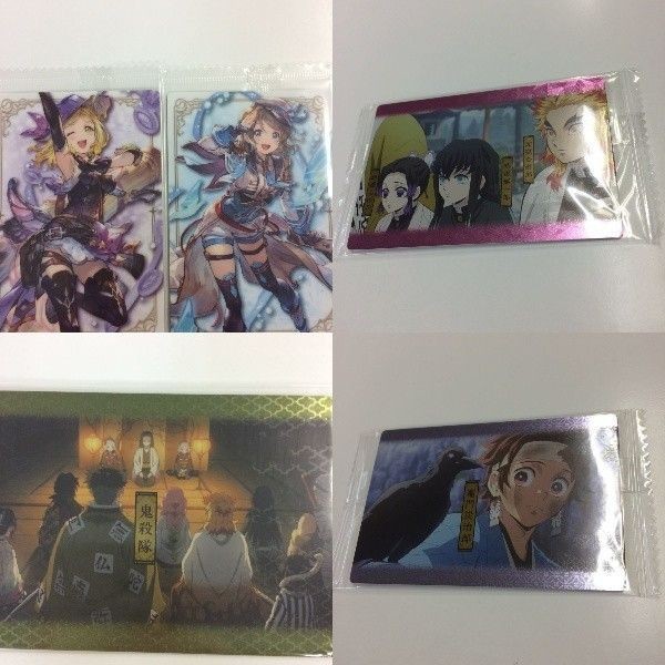 ラブライブサンシャイン 鬼滅の刃 グランブルーファンタジー カード グラブル ウエハース Aqours キラ R 未開封 煉
