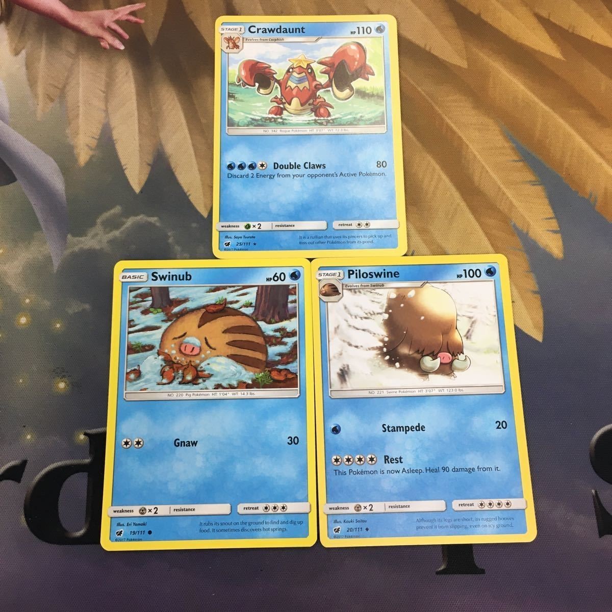 ポケモンカード 旧裏面 英語 海外版 3枚 シザリガー ウリムー イノムー 2