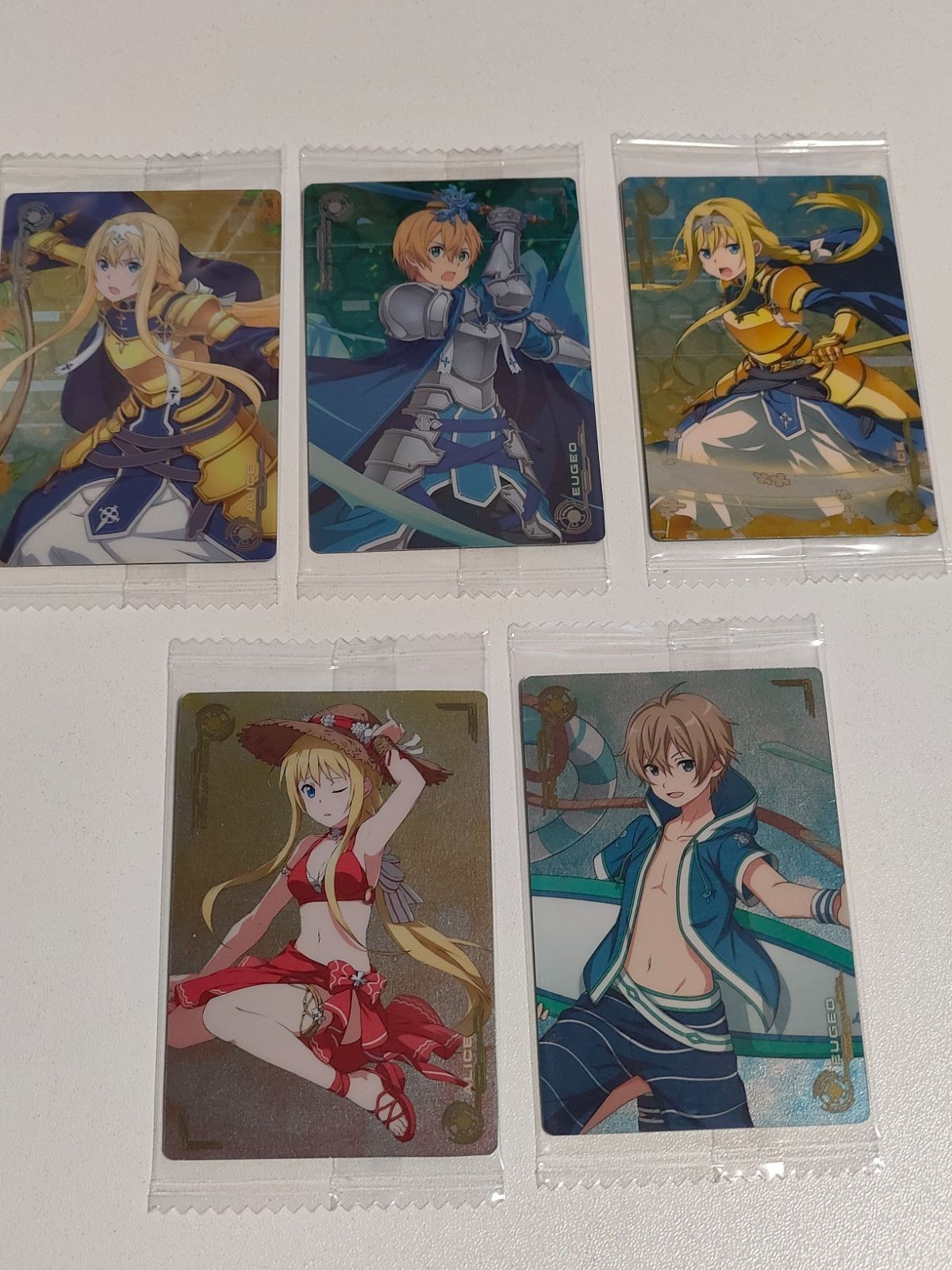 ソードアートオンライン SAO ウエハース カード まとめ アリス 水着 ユージオ