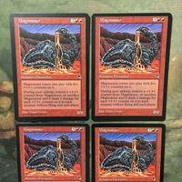 MTG マジックザギャザリング カード まとめ TMP マグマザウルス/Magmasaur 4枚セット 73 サムネイル 3