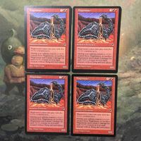 MTG マジックザギャザリング カード まとめ TMP マグマザウルス/Magmasaur 4枚セット 73