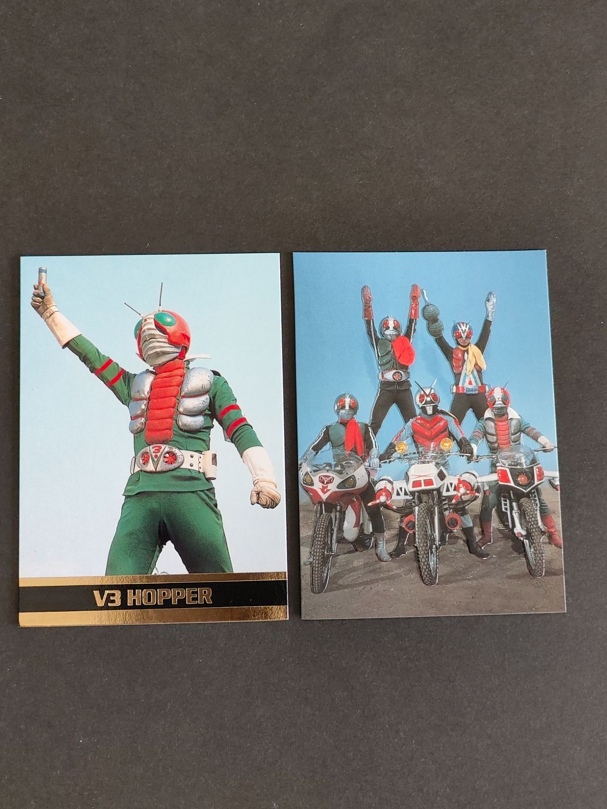 仮面ライダーX アマダ トレカ 五人ライダー R 06 立体 カード R 11 仮面ライダー V3