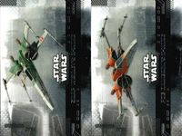 カード まとめ スターウォーズ Star Wars 52 SNAP WEXLEY'S X-WING スナップ・ウェクスリーのXウィング 51 POE DAMERON'S X-WING ポー・ダメロンのXウィング Topps トップス サムネイル 1