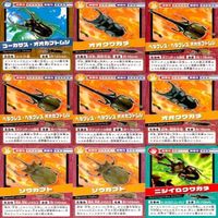 昆虫王者 ムシキング カード まとめ 裏面 ゴールド 金 ｗ960 sn7 2401 サムネイル 4