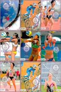 REAL VENUS Card Lot Japanese Athlete BBM 2009