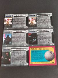 Star Wars Rogue One TOPPS Evolution Card Lot サムネイル 2