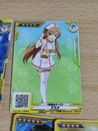 SAO カード ソードアートオンライン アーケード ユウキ シノン キリト ナース服 アスナ アリス 未開封 サムネイル 3