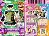 カード アイカツ まとめ 非売品 コットンカラーブラウス ヒメキッシーズンダル ピンクドットフリルオフショルダー コットンカラースカート ツートーンポップスワンピ ヒメミリタリーチューブトップ 美少女 着せ替え サムネイル 7