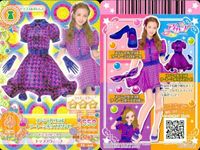 カード アイカツ まとめ 非売品 コットンカラーブラウス ヒメキッシーズンダル ピンクドットフリルオフショルダー コットンカラースカート ツートーンポップスワンピ ヒメミリタリーチューブトップ 美少女 着せ替え サムネイル 6