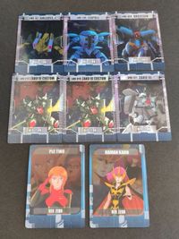ガンダム総集編ウェファーチョコ 機動戦士ガンダムアニバーサリーカード ウエハース プルツー ハマーン・カーン サムネイル 1