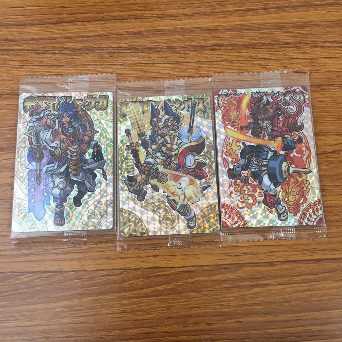 未開封 まとめ 神羅万象 カード 光龍神 リュウガ 超煌神 マキシウス 神聖輝焔龍王 火牙刀 レア キラ 48