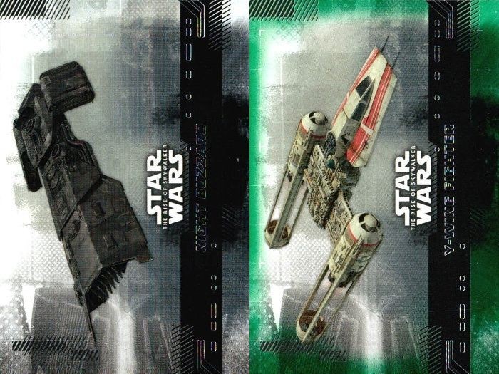 カード まとめ スターウォーズ Star Wars 54 NIGHT BUZZARD ナイト・バザード 53 Y-WING FIGHTER Yウィング・ファイター Topps トップス
