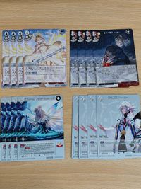 FGO FATE ビルディバイド "美しいもの"メリュジーヌ&オーロラ 花の魔術師 マーリン 張子の獅子ドンキー C-PR-25N 融和の天使マイヤ C-PR-21N 4枚 プロモ 参加賞 BB-FGO-097PR BB-FGO-096PR サムネイル 1