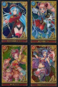 カード 魔法使いと黒猫のウィズ 黒ウィズ まとめ 希代の奇術師 ルーシュ 魔王の愛娘 ニル ん 滅のキャンディー キラ レア サムネイル 1