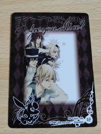 Are you Alice? アリス SP 箔押し 18 ムービック オトメイト アリス イカレ帽子屋 チェシャ猫 白ウサギ サムネイル 2