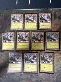 MTG Urza's Saga Forest Basic Land 10 Cards English