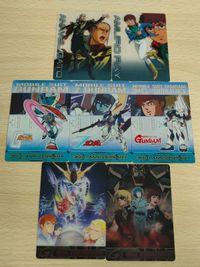 ガンダム総集編 30thアニバーサリー ウェファーチョコ 森永 ウエハース 3001-001-001：アムロ・レイ 3001-002-002：アナベル・ガトー 逆襲のシャア クリアカード サムネイル 1