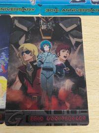 ガンダム総集編 30thアニバーサリー ウェファーチョコ 森永 ウエハース 3001-001-001：アムロ・レイ 3001-002-002：アナベル・ガトー 逆襲のシャア クリアカード サムネイル 4
