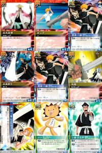 カード まとめ ブリーチ BLEACH ソウルカードバトル 花天狂骨 キック 黒崎一護 正面斬り 黒崎一護 天譴 黒崎一護 コン 小椿仙太郎
