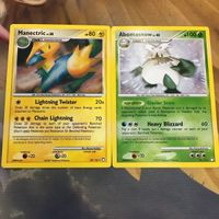 ポケモンカード 旧裏面 海外 英語版 2枚 ライボルト ユキノオー 71 Manectric Abomasnow サムネイル 1