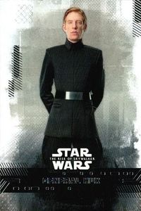 Star Wars General Hux Card Topps Japanese