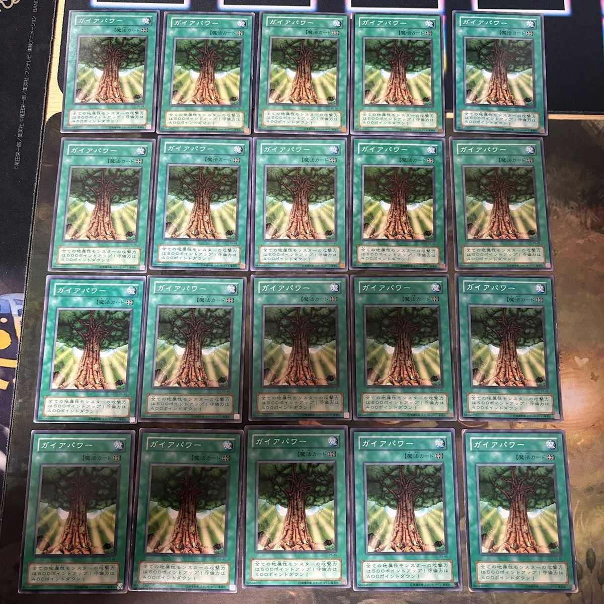 ガイアパワー 2期 型番統一 20枚 PS 遊戯王 ノーマル 初期