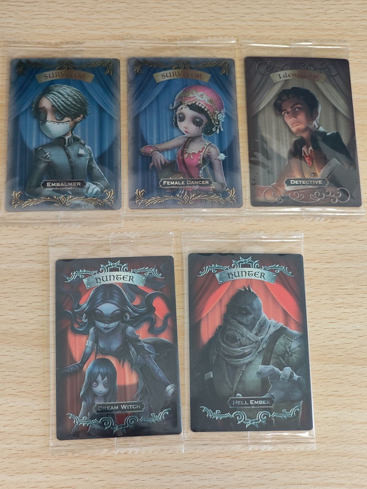 第五人格 IdentityV01No.12 踊り子 マルガレータ・ツェレ 未開封 No.19 納棺師 イソップ・カール No.21 夢の魔女