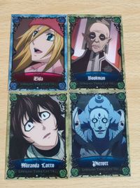 D.Gray-man ディーグレイマン アニメ絵 カード コナミ エルダ ブックマン ミランダ・ロットー ピエロ 042 047 041 050