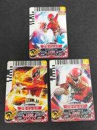 スーパー戦隊 ダイスオー EX DX カード まとめ ゴセイジャー ｺﾞｾｲﾚｯﾄﾞ No.3-001 003 004 サムネイル 1