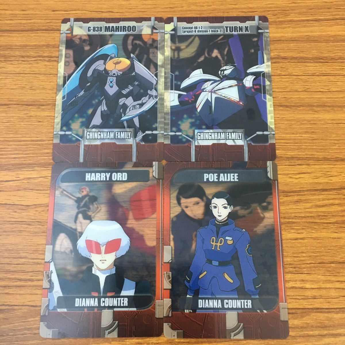 Gundam Trading Card Lot Turn X Clear Card Japanese