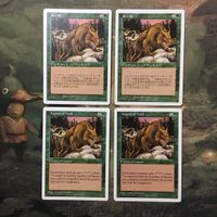 MTG マジックザギャザリング カード まとめ 5ED 狼の血/Aspect of Wolf 4枚セット 81