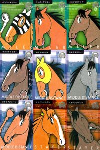 カード まとめ 馬なり1ハロン劇場 シアター バンブーメモリー ニッポーテイオー ニホンピロウイナー サクラチトセオー カミノクレッセ ブレクラスニー オサイチジョージ マヤノトップガン ステージチャンプ 競馬 馬 よしだみほ サムネイル 1