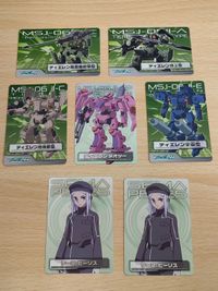 Gundam 00 MS Character Selection Soma Peries Card Lot