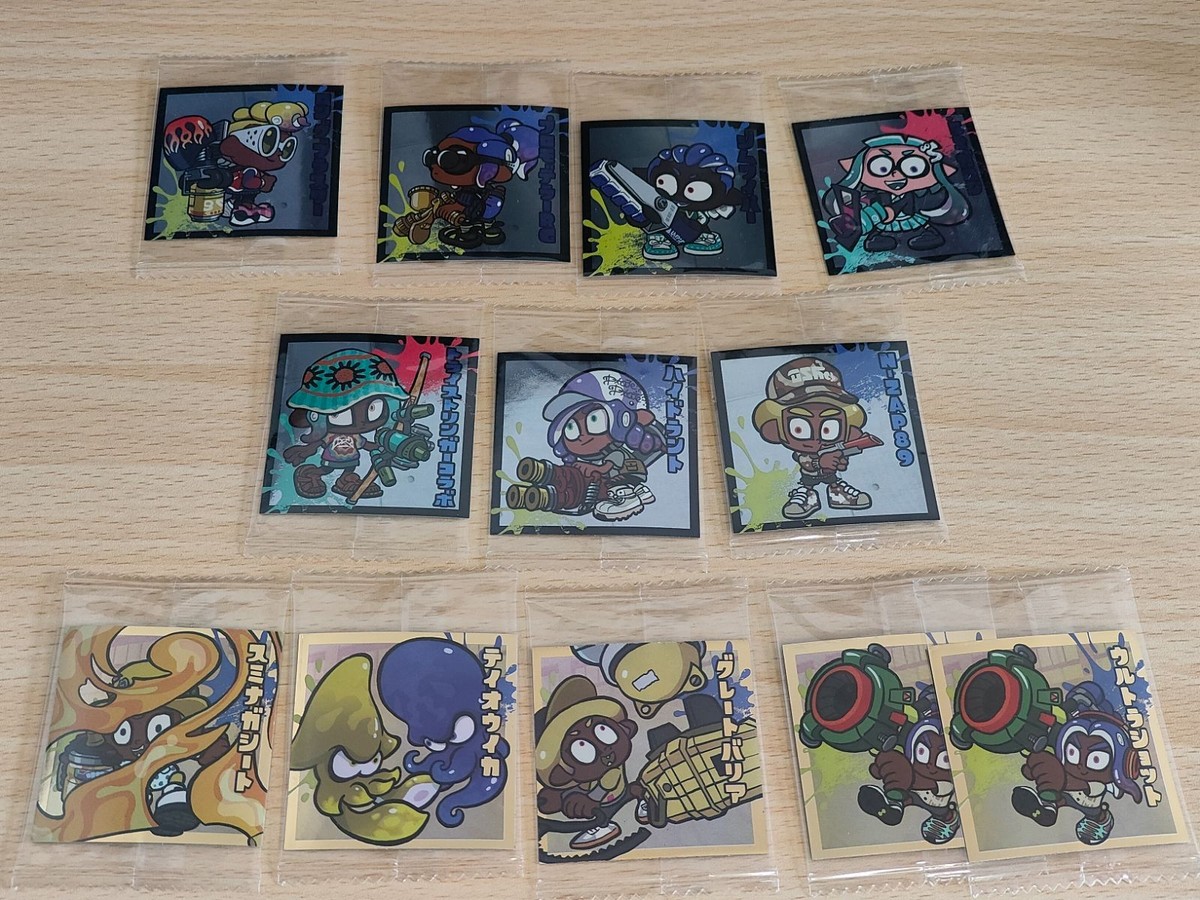 スプラトゥーン 陣取大戦 ナワバトラー ウエハース シール スミナガシート まとめ テイオウイカ グレートバリア ウルトラシュート