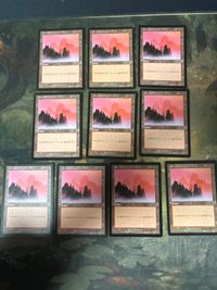 ウルザズ・サーガ 山/Mountain 10枚 日本語版 JP 型番統ー まとめ MTG 人気絵柄 基本土地 大量 USG