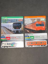 電車図鑑 カード TAITO 電車でGO カードで連結 E２５７系 あずさ １０３系 大阪環状線 まとめ サムネイル 2