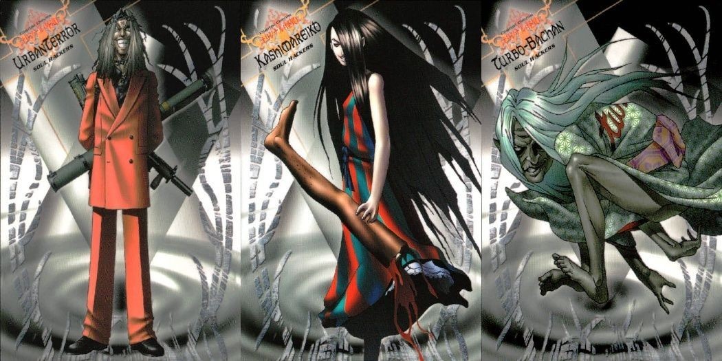 カード まとめ 女神転生 デビチル 70 UrbanTerror アーバンテラー
71 Kashimareiko カシマレイコ
72 Turbo-Bachan ターボばあちゃん 真・女神転生エンサイクロペディア ホビージャパン アトラス