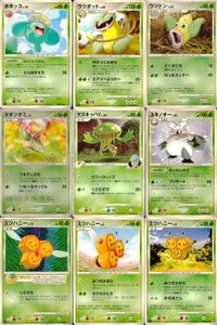 ポケモン カード まとめ 新裏面 9枚 ポポッコ Lv.20 ウツボット Lv.40 ウツドン Lv.23 マダツボミ Lv.5 マスキッパQ Lv.43 ユキノオー LV.40 ミツハニー Lv.12 ミツハニー Lv.6 左招