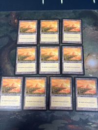 ウルザズ・サーガ 平地/Plains 10枚 英語版 EN 型番統ー まとめ MTG 人気絵柄 基本土地 大量