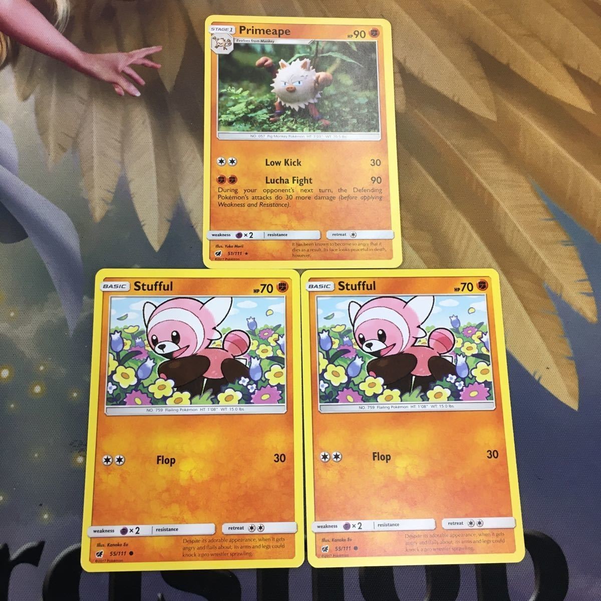 ポケモンカード 旧裏面 英語 海外版 3枚 オコリザル ヌイコグマ 9