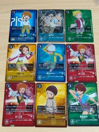 デジモンカード デジモン カード BT9-084 八神太一＆八神ヒカリ 石田ヤマト 天野ネネ 東御手洗清司郎 月夜野瑠璃 井ノ上京 パラレル サムネイル 3