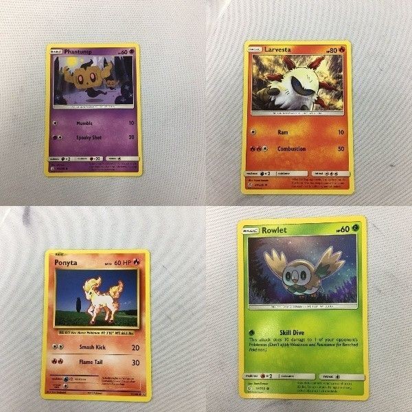 ポケモンカード 旧裏面 英語版 海外 ボクレー メラルバ ポニータ モクロー 90 66 63 74