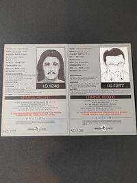プロモーションカード WANTED BY FBI 多重人格探偵サイコ トレーディングカード ミスプリント 交換特典 No.109 NO.110 ルーシー・モノストーン YOSUKE KOBAYASHI サムネイル 2
