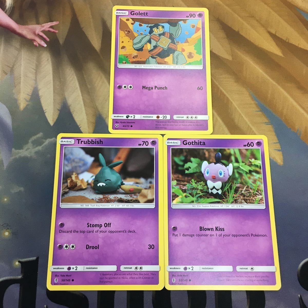 ポケモンカード 旧裏面 英語 海外版 3枚 ゴレット ヤブクロン ゴチム 32